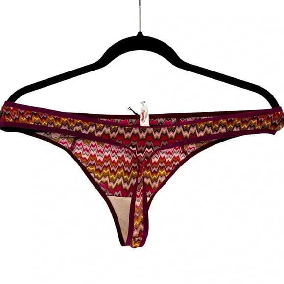 MISSONI for TARGET Mesh THONG
Iconic ZIGZAG Multicolor SHEER ( XL) Sexy - Picture 5 of 6